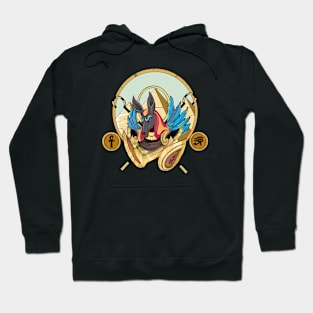 Ancient Egyptian God Anubis Hoodie